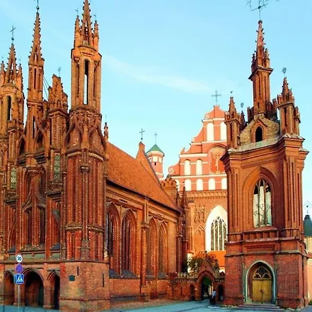 Cozy Apartment In Gothic Style House In The Heart Of The Old Town Вильнюс Экстерьер фото